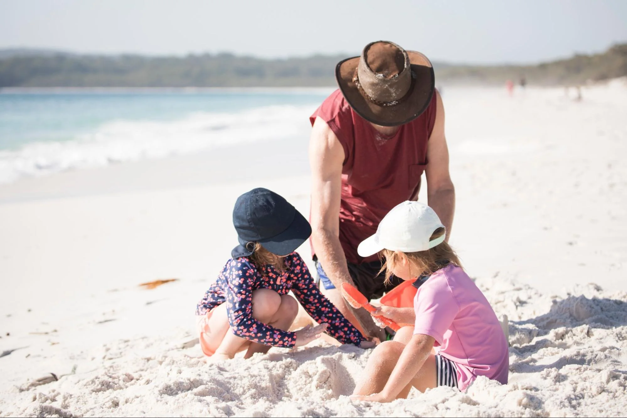 viajar con niños playa